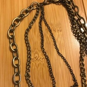 Costume necklace with medallion